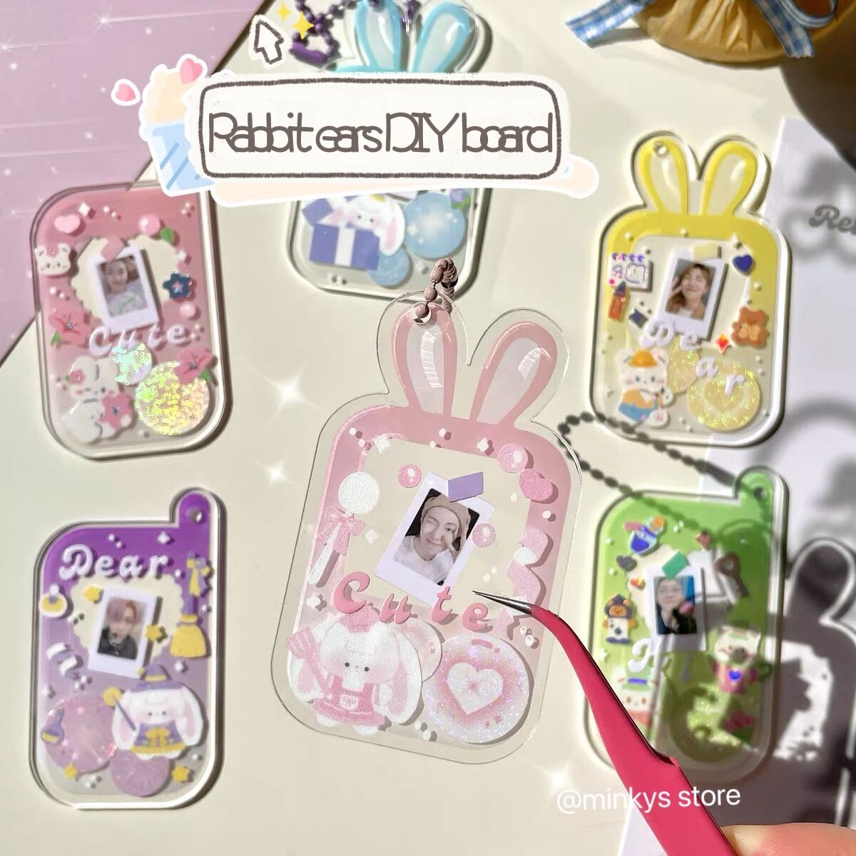 MINKYS Ϳ 䳢  DIY Ű ü, ī  ũ ũ,  Ѵ Ʈ, б , Ϳ 12 